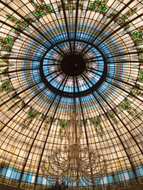 Cúpula del Hotel Palace en Madrid